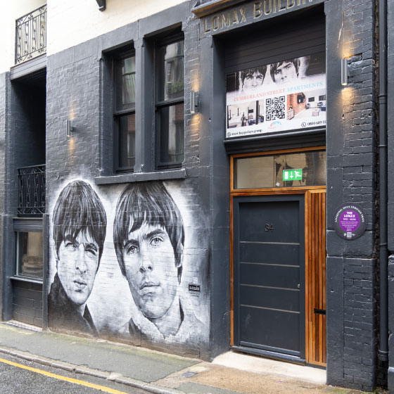 Liverpool music heritage trail Lomax sign
